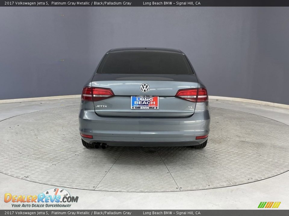 2017 Volkswagen Jetta S Platinum Gray Metallic / Black/Palladium Gray Photo #4