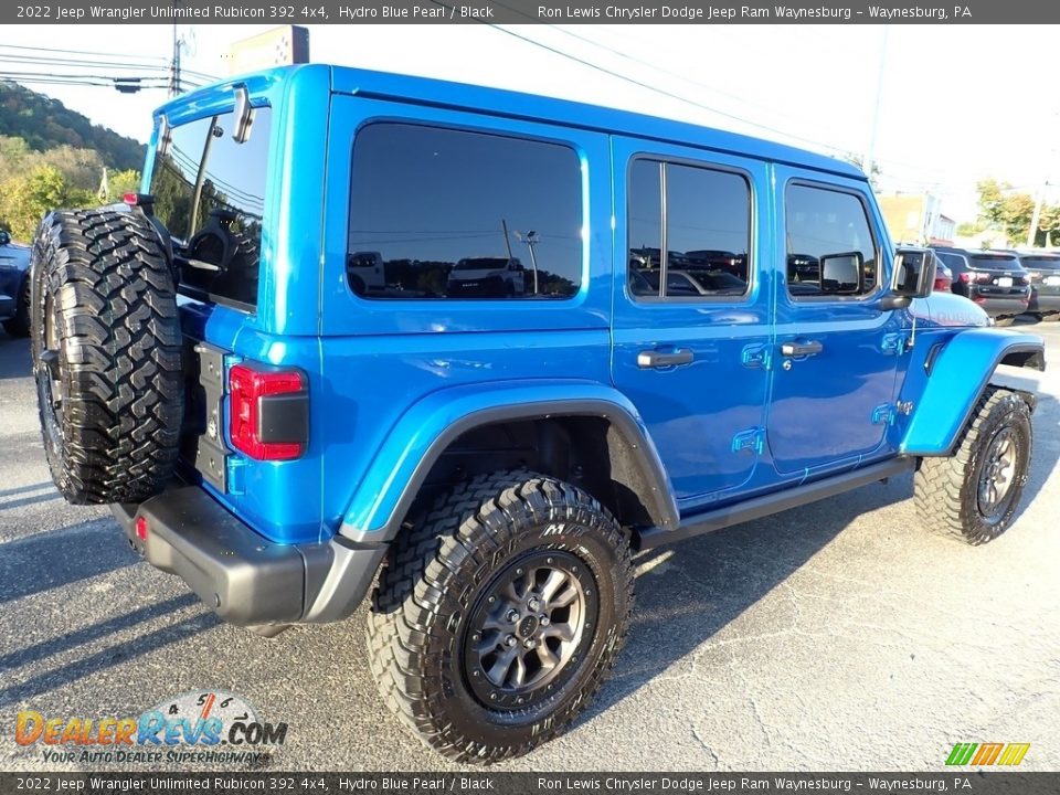 Hydro Blue Pearl 2022 Jeep Wrangler Unlimited Rubicon 392 4x4 Photo #6