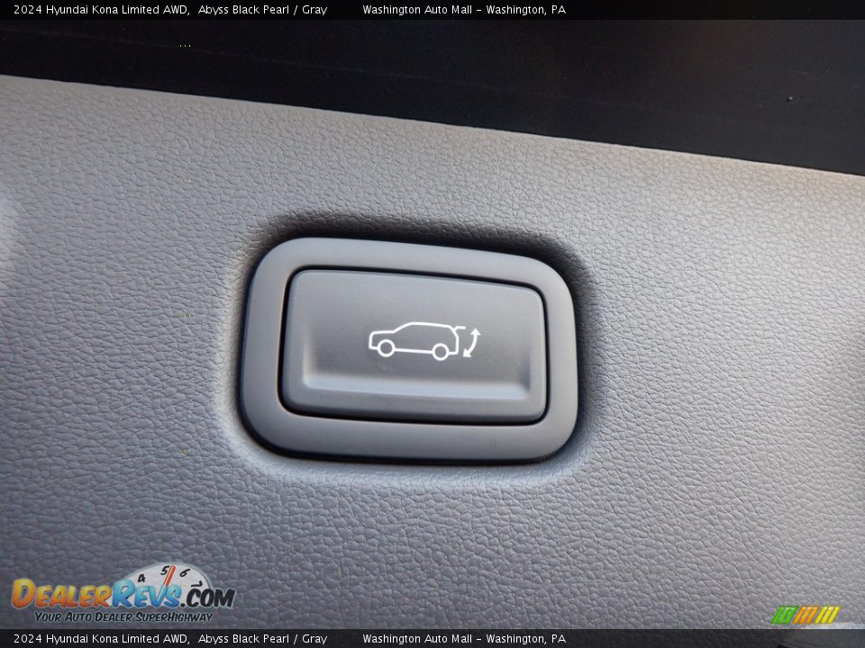 2024 Hyundai Kona Limited AWD Abyss Black Pearl / Gray Photo #24