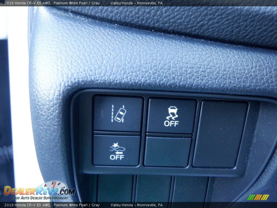 2019 Honda CR-V EX AWD Platinum White Pearl / Gray Photo #13