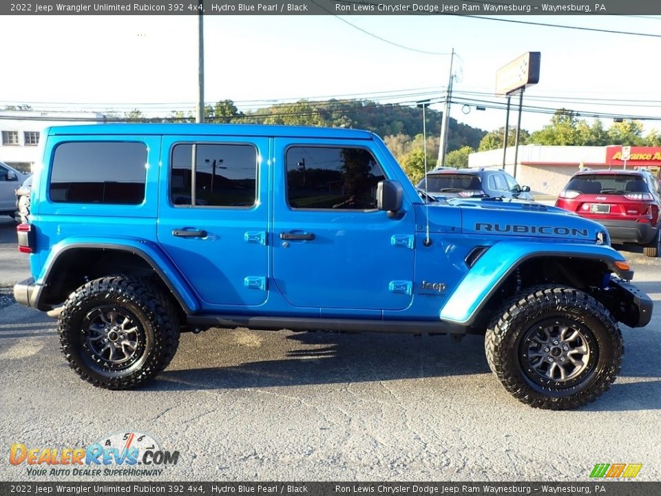 Hydro Blue Pearl 2022 Jeep Wrangler Unlimited Rubicon 392 4x4 Photo #7