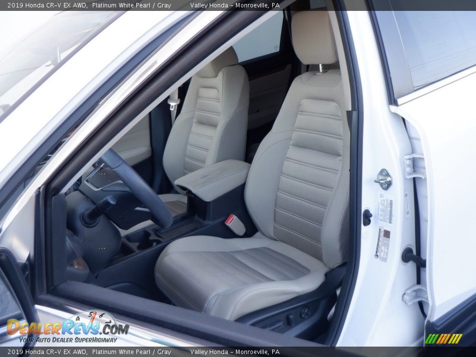 2019 Honda CR-V EX AWD Platinum White Pearl / Gray Photo #15