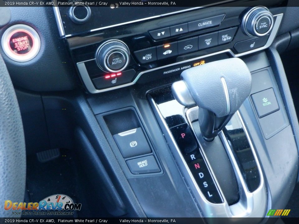 2019 Honda CR-V EX AWD Platinum White Pearl / Gray Photo #20