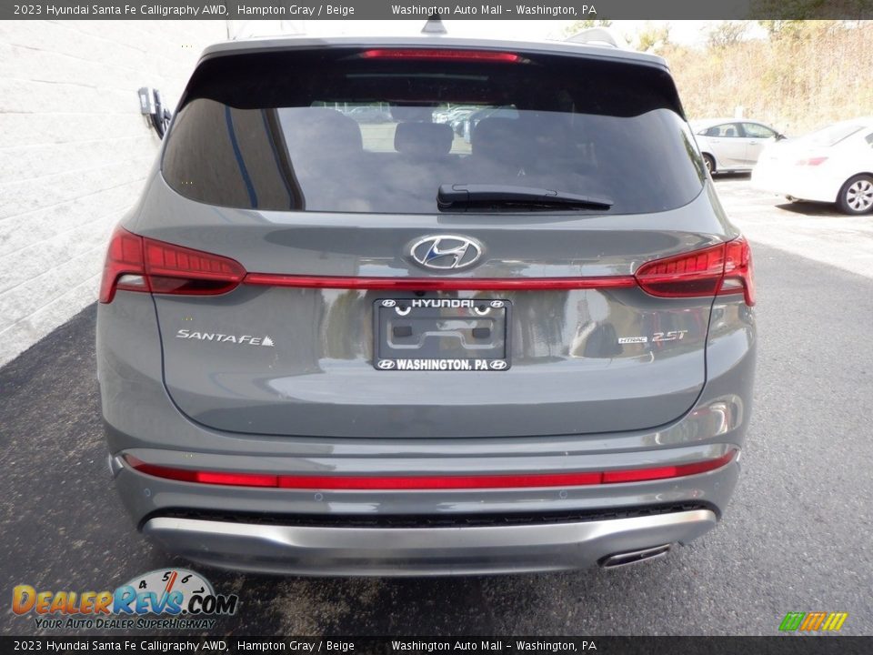 2023 Hyundai Santa Fe Calligraphy AWD Hampton Gray / Beige Photo #5