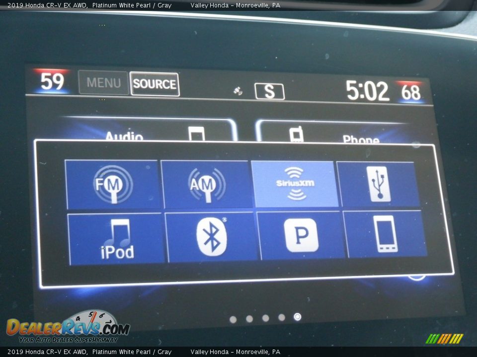 2019 Honda CR-V EX AWD Platinum White Pearl / Gray Photo #23