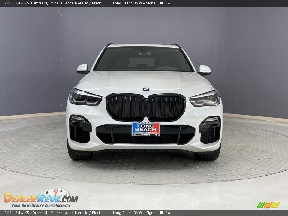 2021 BMW X5 sDrive40i Mineral White Metallic / Black Photo #2