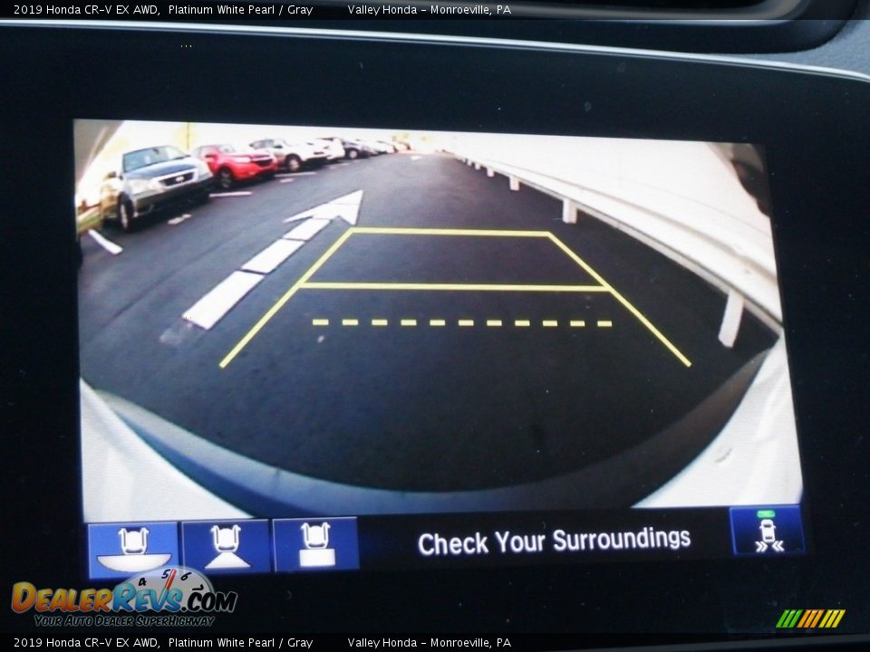2019 Honda CR-V EX AWD Platinum White Pearl / Gray Photo #24