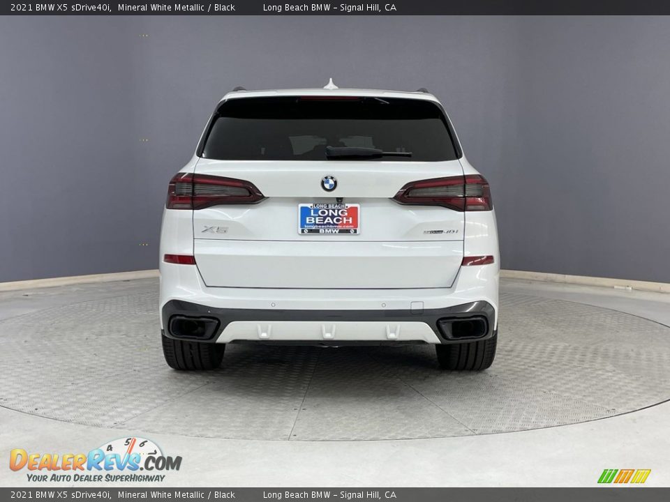 2021 BMW X5 sDrive40i Mineral White Metallic / Black Photo #4