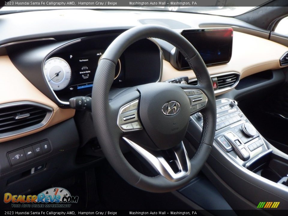 Dashboard of 2023 Hyundai Santa Fe Calligraphy AWD Photo #9