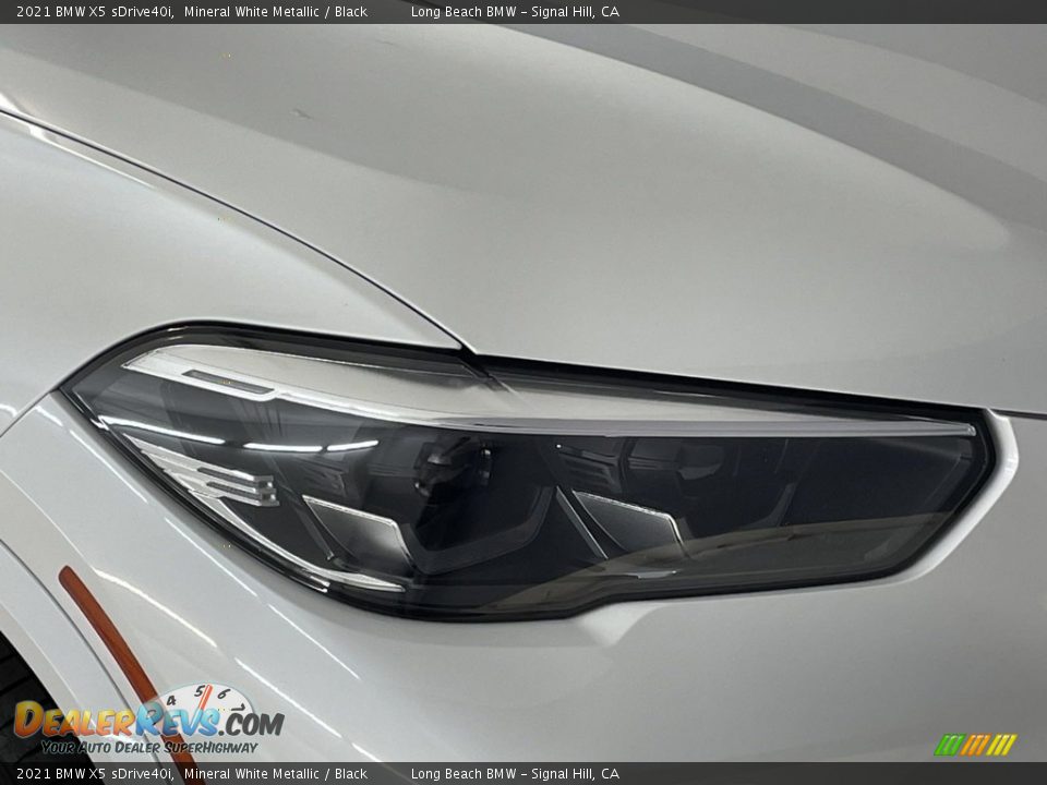 2021 BMW X5 sDrive40i Mineral White Metallic / Black Photo #6