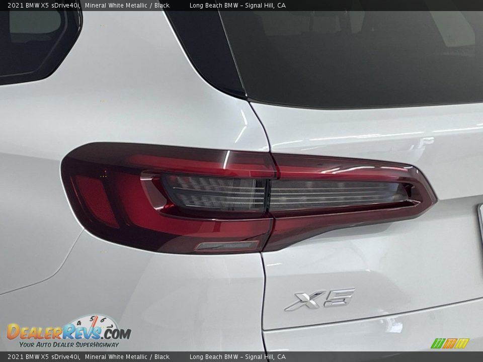 2021 BMW X5 sDrive40i Mineral White Metallic / Black Photo #8