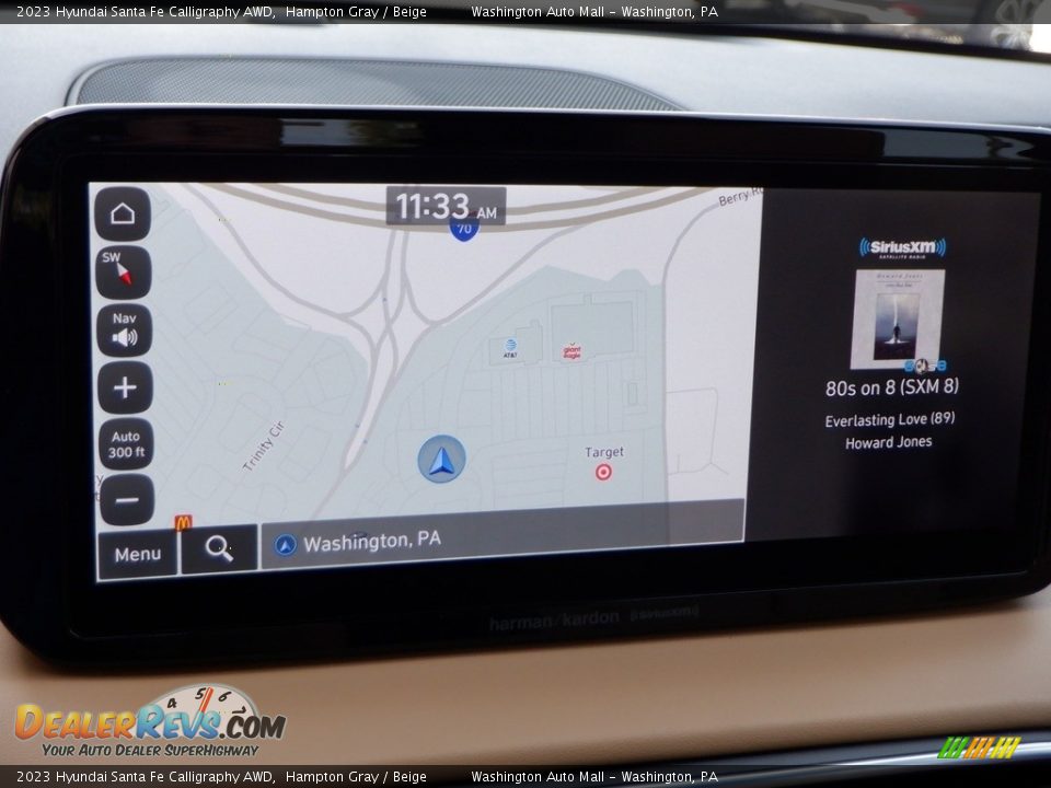 Navigation of 2023 Hyundai Santa Fe Calligraphy AWD Photo #15