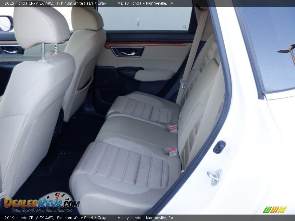 2019 Honda CR-V EX AWD Platinum White Pearl / Gray Photo #31