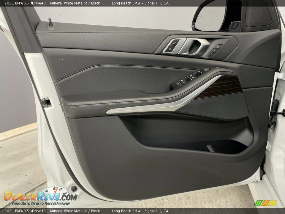 2021 BMW X5 sDrive40i Mineral White Metallic / Black Photo #12