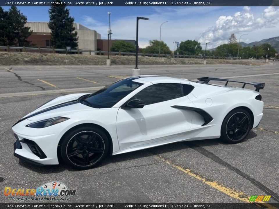 Arctic White 2021 Chevrolet Corvette Stingray Coupe Photo #1