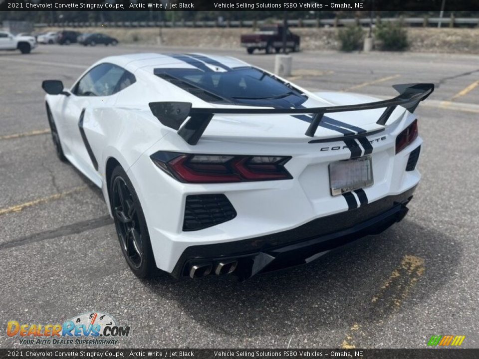 2021 Chevrolet Corvette Stingray Coupe Arctic White / Jet Black Photo #4