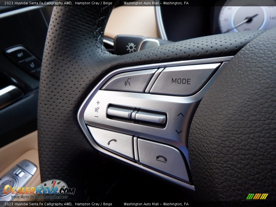 2023 Hyundai Santa Fe Calligraphy AWD Steering Wheel Photo #20