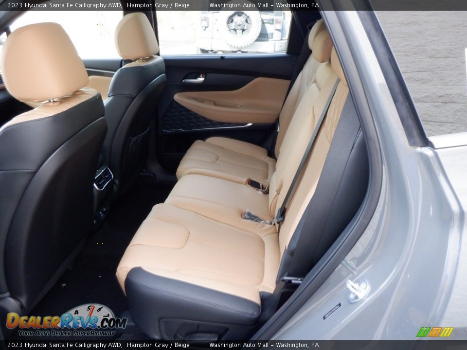 Rear Seat of 2023 Hyundai Santa Fe Calligraphy AWD Photo #25