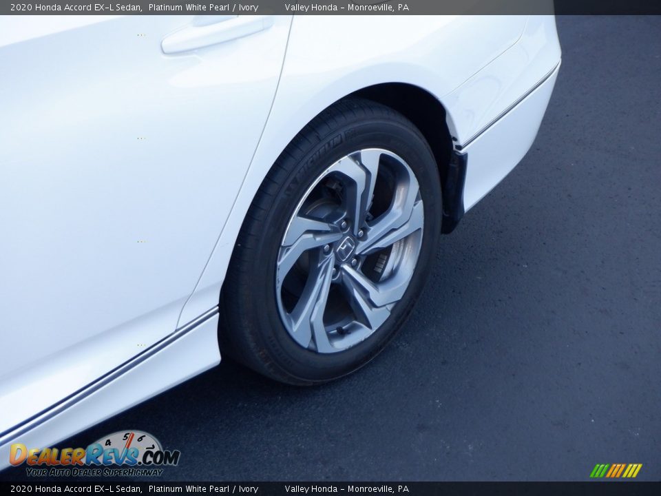 2020 Honda Accord EX-L Sedan Platinum White Pearl / Ivory Photo #2
