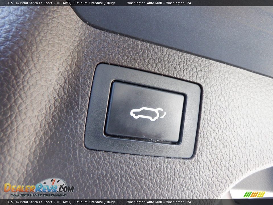 2015 Hyundai Santa Fe Sport 2.0T AWD Platinum Graphite / Beige Photo #31