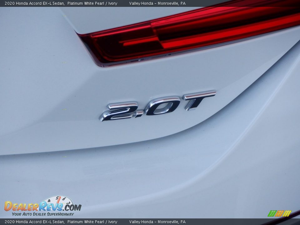 2020 Honda Accord EX-L Sedan Platinum White Pearl / Ivory Photo #7