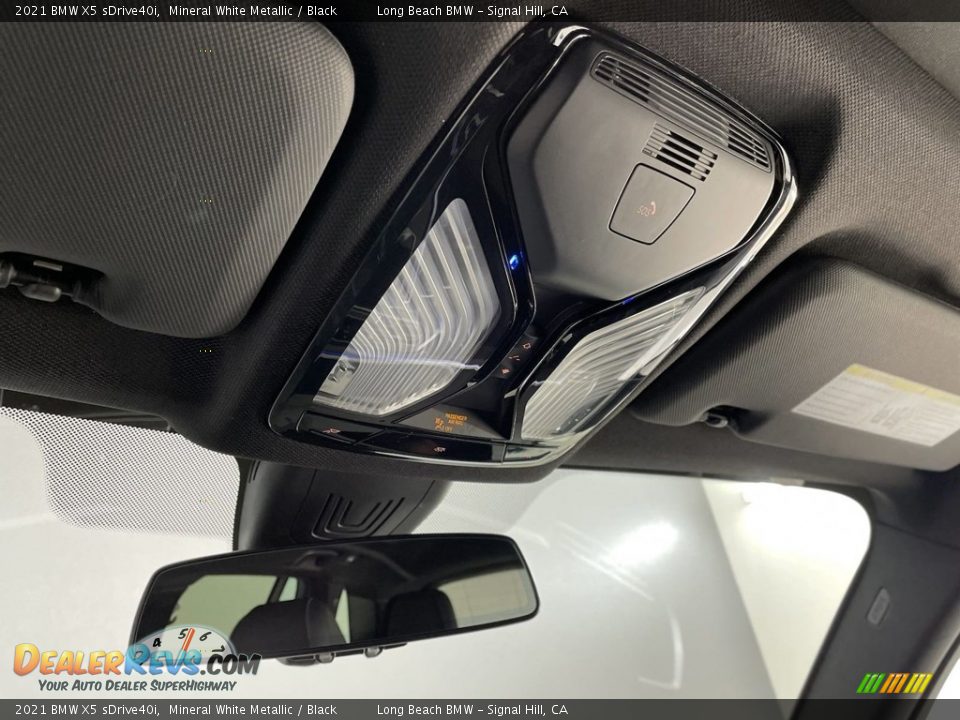 2021 BMW X5 sDrive40i Mineral White Metallic / Black Photo #29
