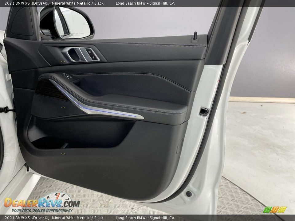 2021 BMW X5 sDrive40i Mineral White Metallic / Black Photo #31