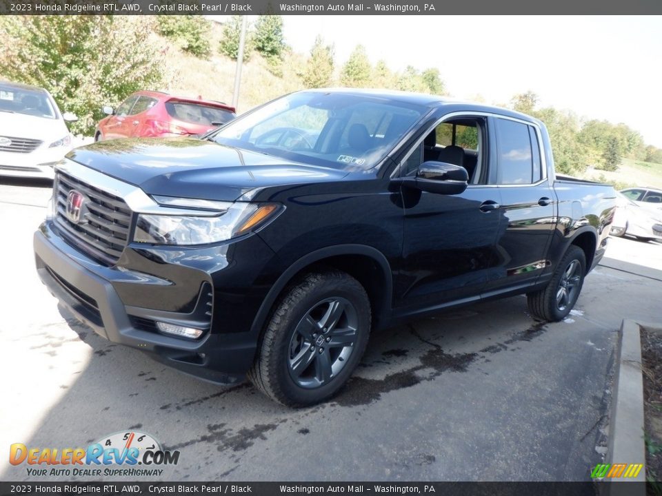 2023 Honda Ridgeline RTL AWD Crystal Black Pearl / Black Photo #4