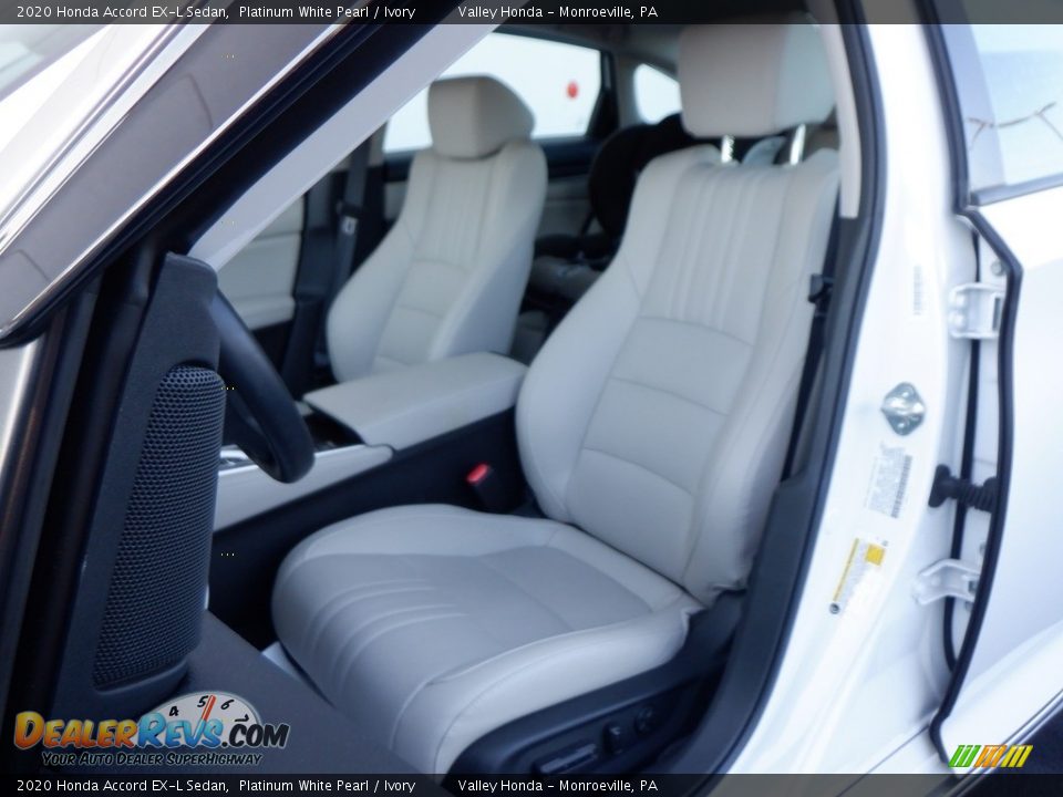 2020 Honda Accord EX-L Sedan Platinum White Pearl / Ivory Photo #13