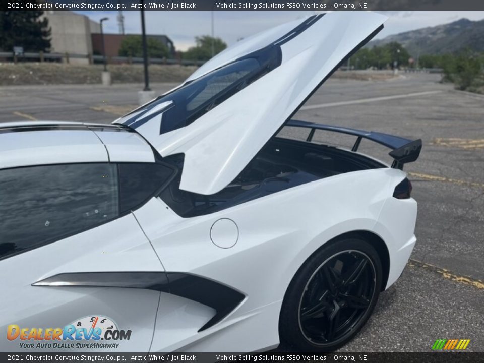 2021 Chevrolet Corvette Stingray Coupe Arctic White / Jet Black Photo #20