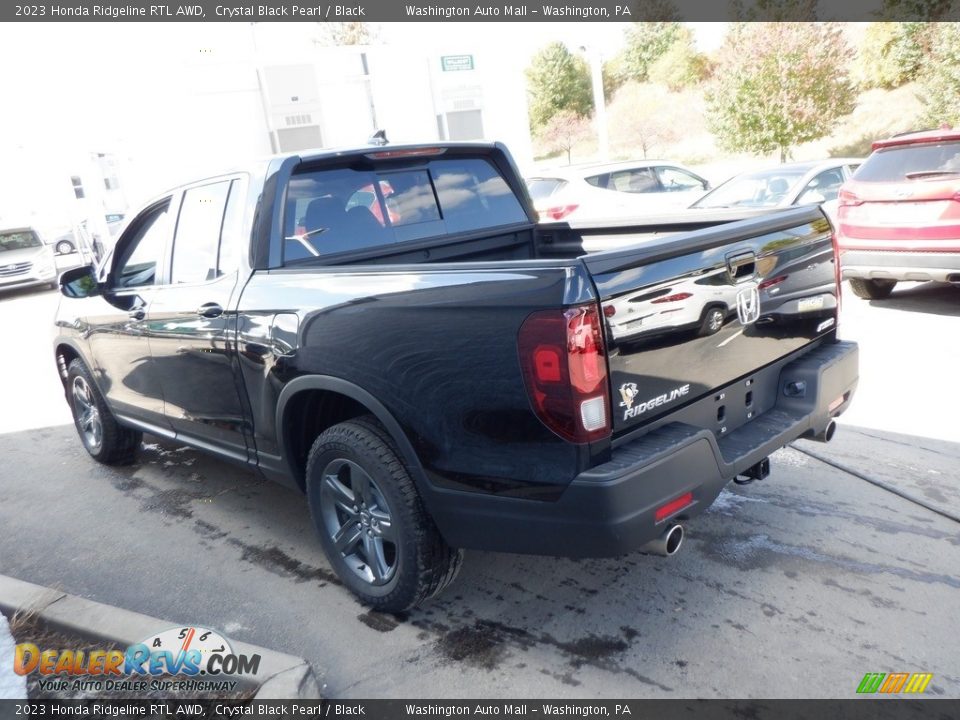 2023 Honda Ridgeline RTL AWD Crystal Black Pearl / Black Photo #5