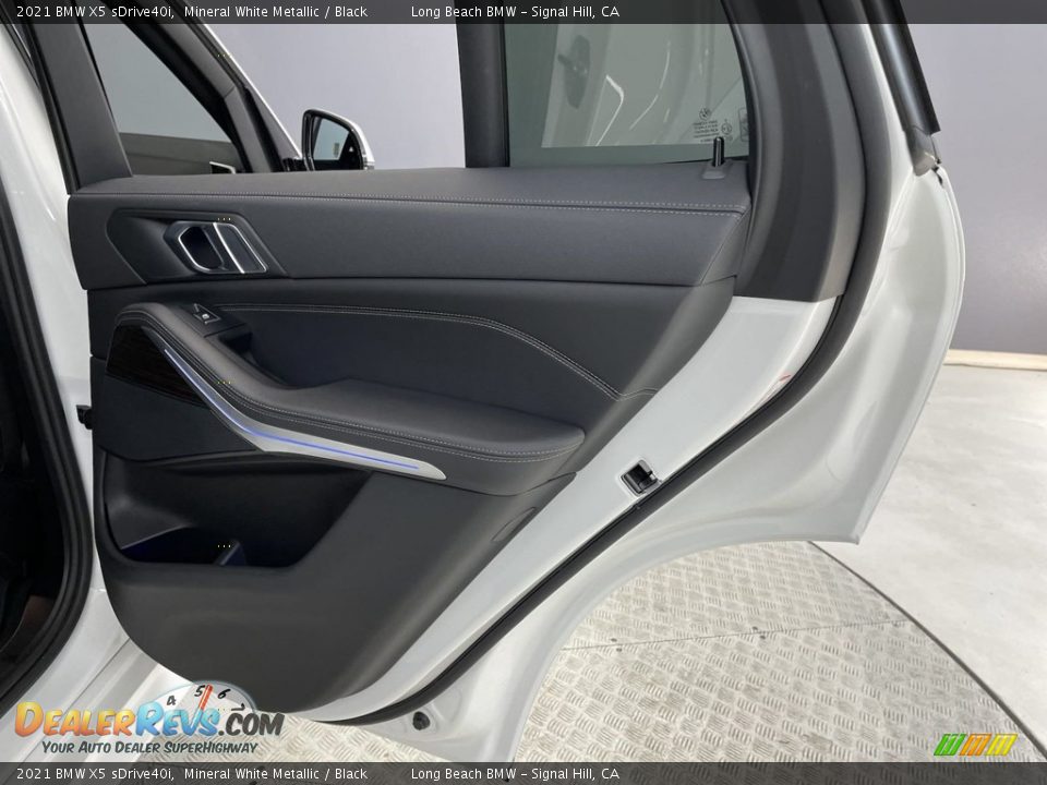 2021 BMW X5 sDrive40i Mineral White Metallic / Black Photo #34