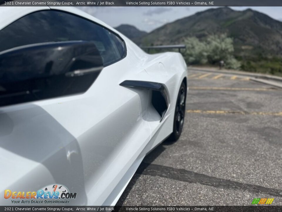 2021 Chevrolet Corvette Stingray Coupe Arctic White / Jet Black Photo #21