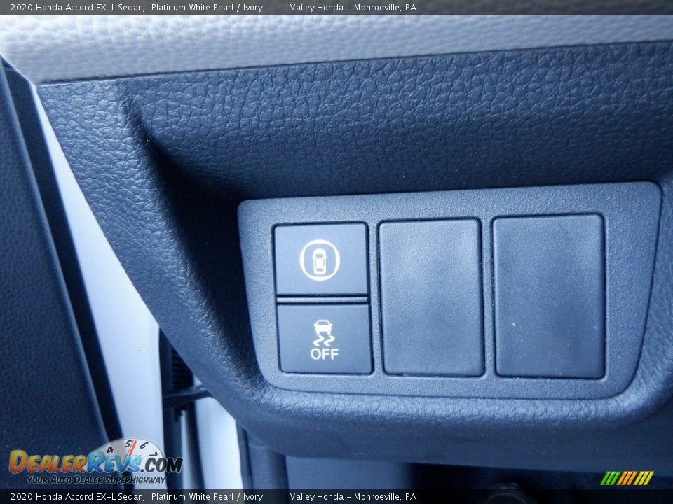 2020 Honda Accord EX-L Sedan Platinum White Pearl / Ivory Photo #15