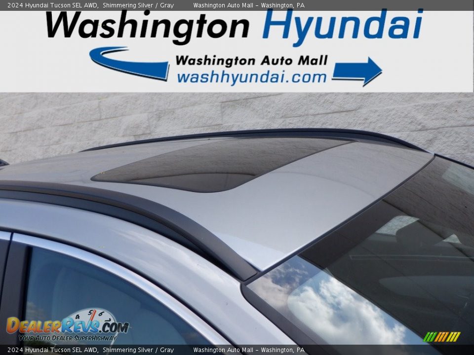 2024 Hyundai Tucson SEL AWD Shimmering Silver / Gray Photo #3