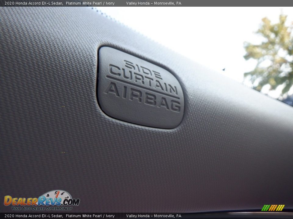 2020 Honda Accord EX-L Sedan Platinum White Pearl / Ivory Photo #16