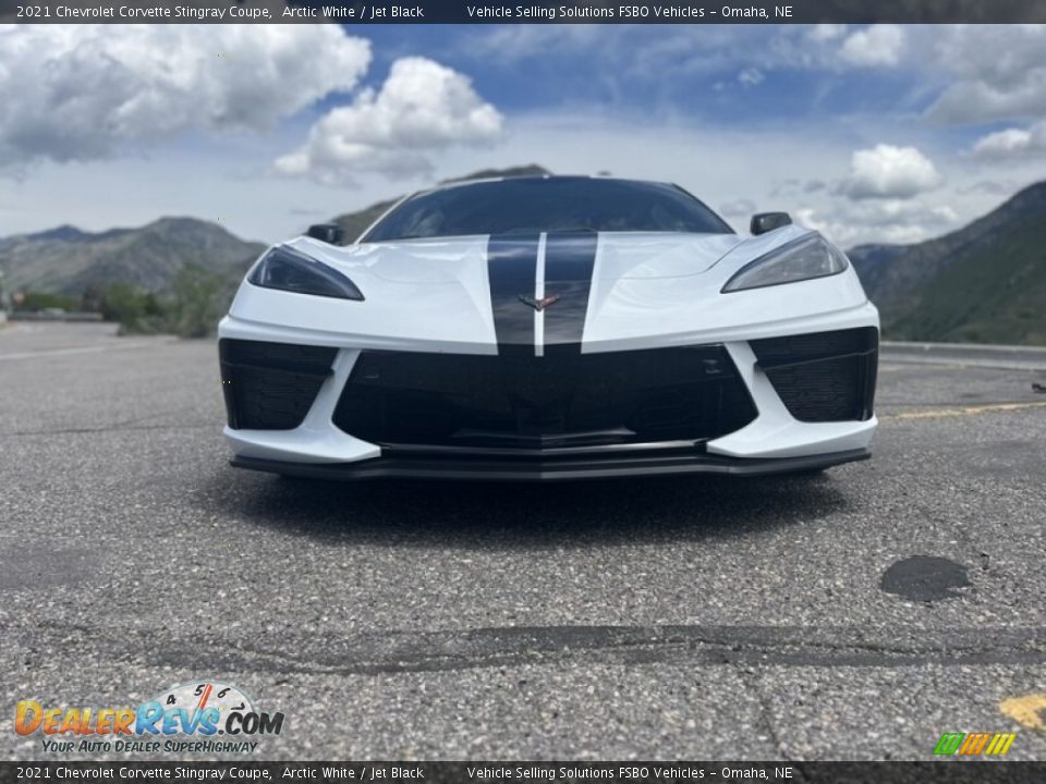 2021 Chevrolet Corvette Stingray Coupe Arctic White / Jet Black Photo #22