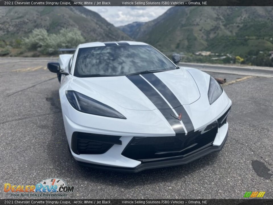 2021 Chevrolet Corvette Stingray Coupe Arctic White / Jet Black Photo #23