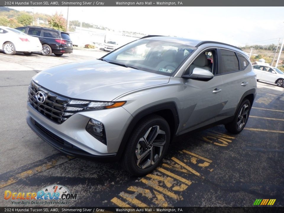 2024 Hyundai Tucson SEL AWD Shimmering Silver / Gray Photo #6