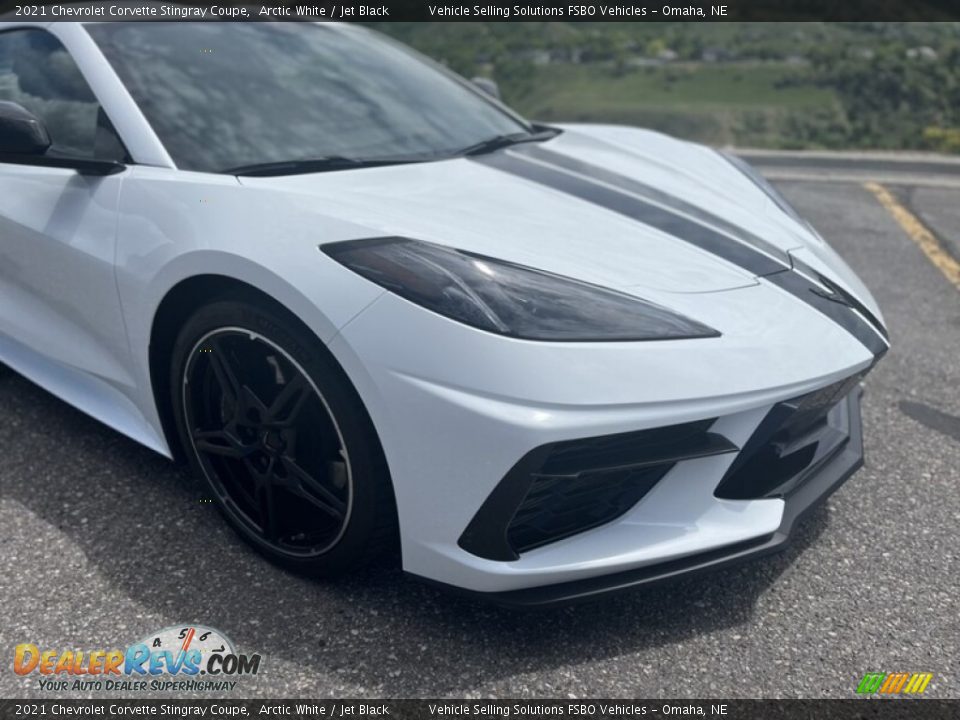 2021 Chevrolet Corvette Stingray Coupe Arctic White / Jet Black Photo #25