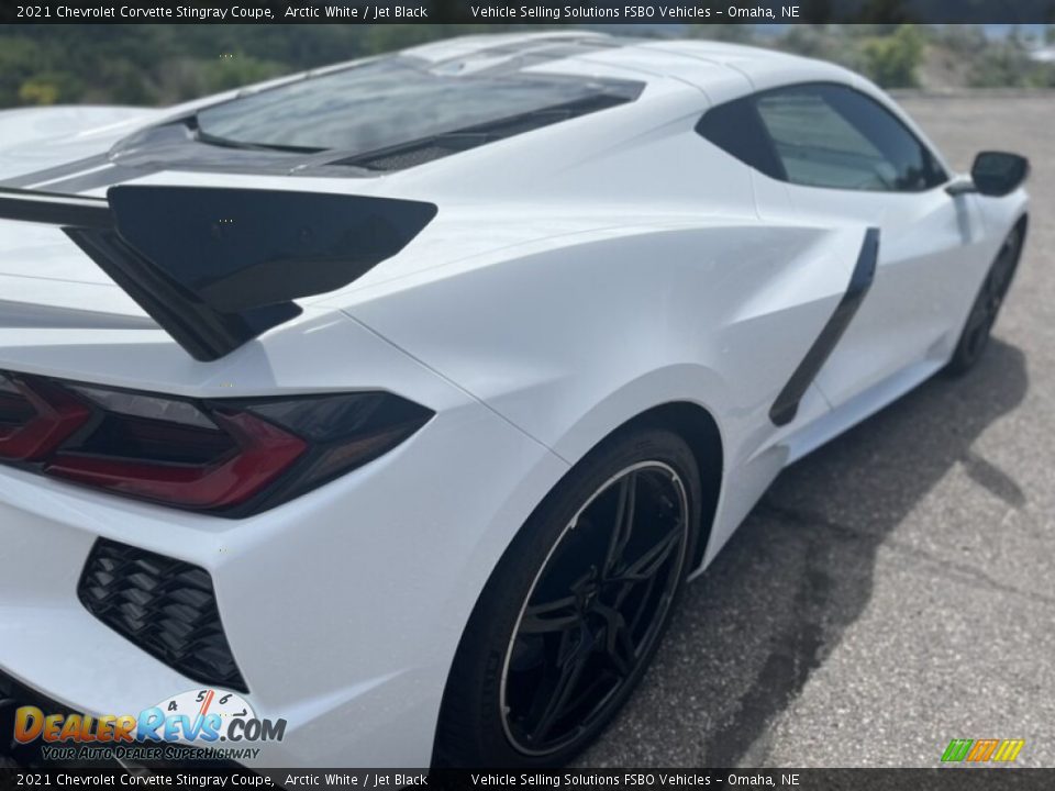 2021 Chevrolet Corvette Stingray Coupe Arctic White / Jet Black Photo #27