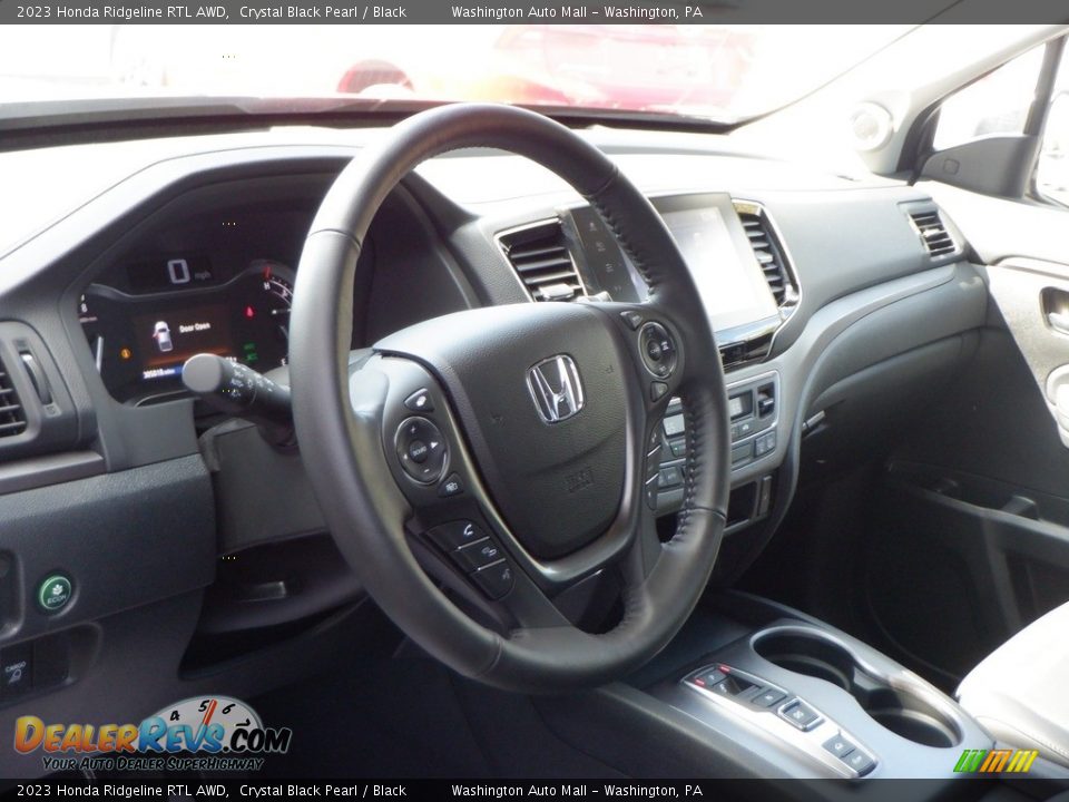 2023 Honda Ridgeline RTL AWD Steering Wheel Photo #13