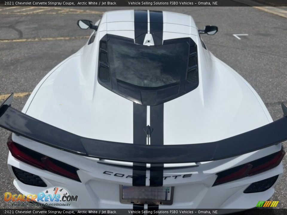 2021 Chevrolet Corvette Stingray Coupe Arctic White / Jet Black Photo #28