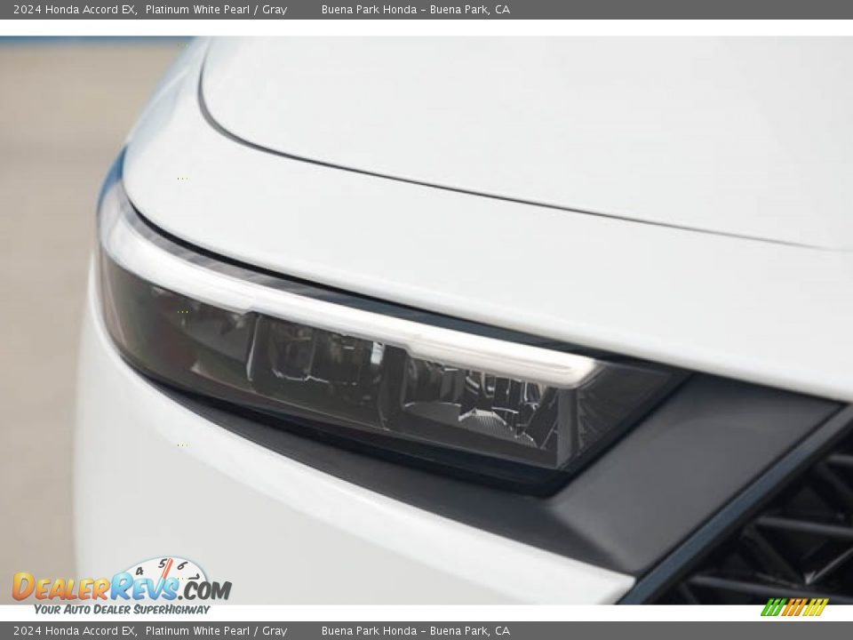 2024 Honda Accord EX Platinum White Pearl / Gray Photo #4