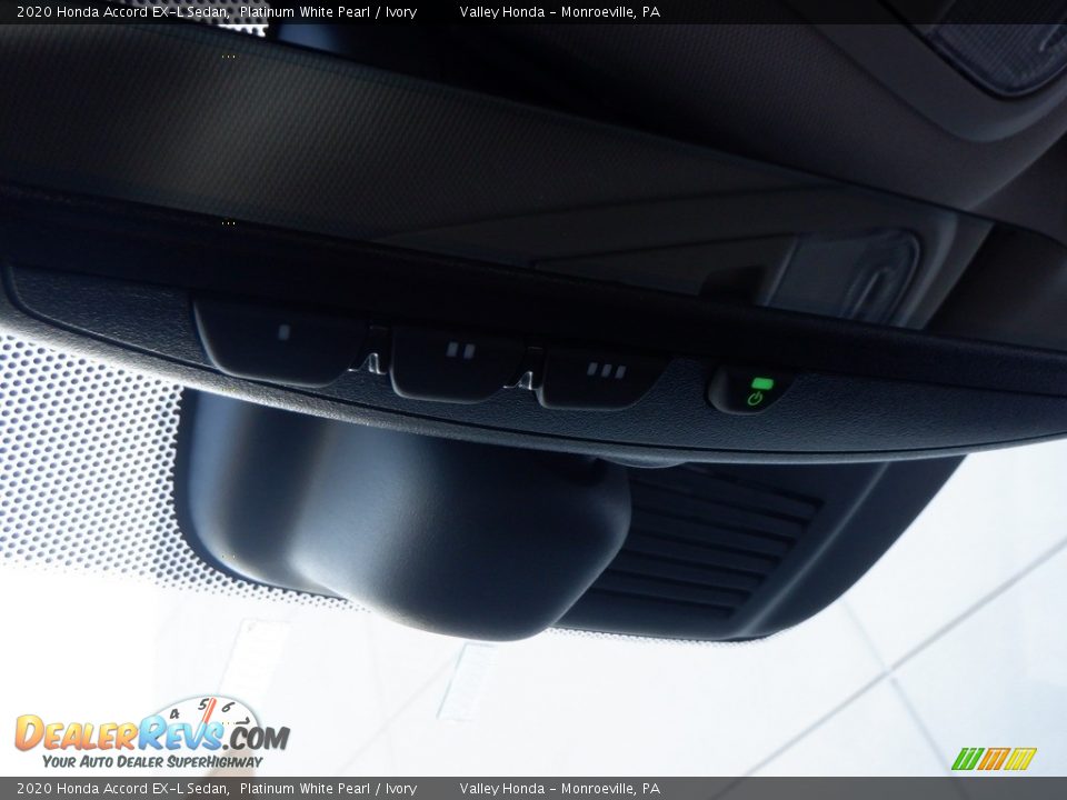 2020 Honda Accord EX-L Sedan Platinum White Pearl / Ivory Photo #23