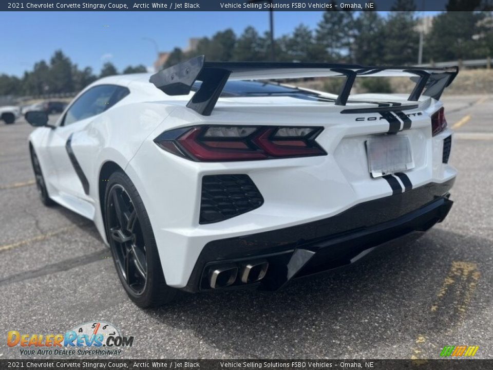 2021 Chevrolet Corvette Stingray Coupe Arctic White / Jet Black Photo #30