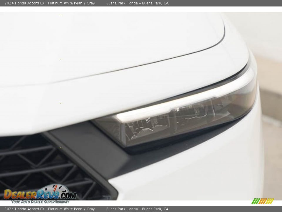 2024 Honda Accord EX Platinum White Pearl / Gray Photo #5