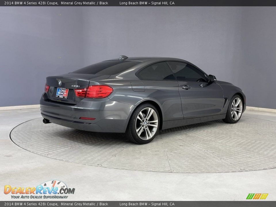 2014 BMW 4 Series 428i Coupe Mineral Grey Metallic / Black Photo #5