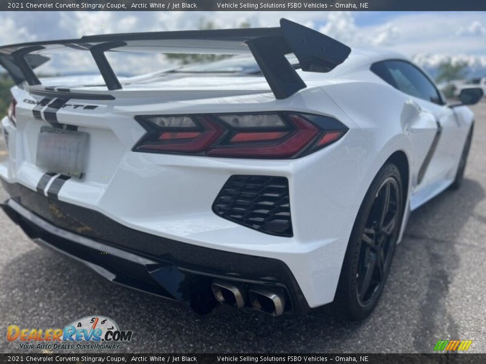 2021 Chevrolet Corvette Stingray Coupe Arctic White / Jet Black Photo #32