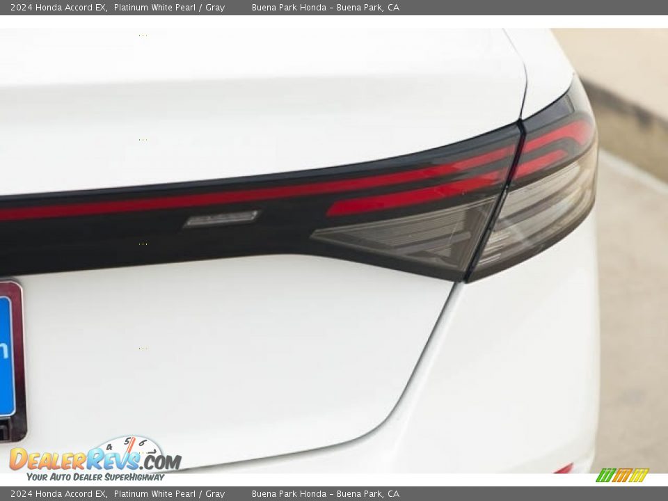 2024 Honda Accord EX Platinum White Pearl / Gray Photo #9